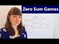 Understanding Zero-Sum Games Concepts