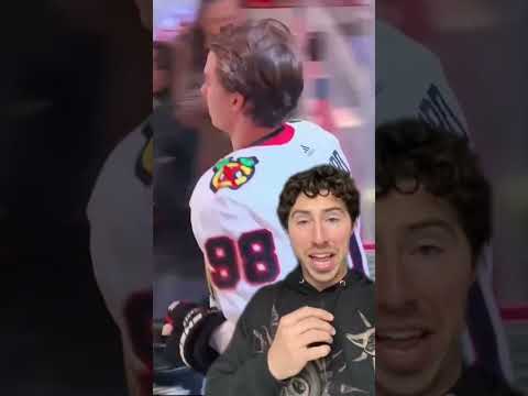 Connor Bedard had the FUNNIEST warmup in NHL history ?☠️