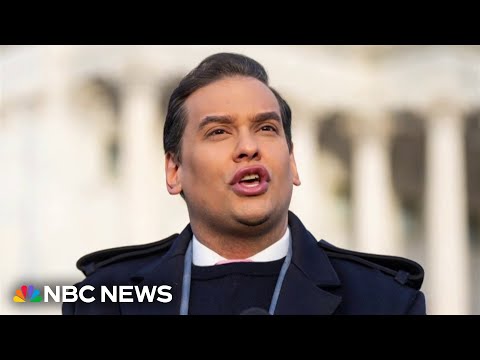 YouTube video thumbnail: George Santos Speaks Out for First Time Since Prison Release