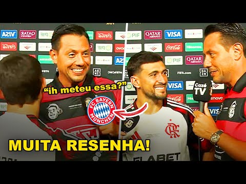 MUITA RESENHA NO REENCONTRO ENTRE ARRASCAETA E DIEGO ALVES APÓS CLASSIFICAÇÃO DO FLAMENGO