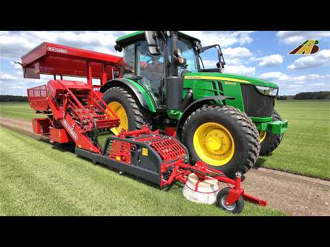 Rollrasen Erntezeit - Event 2025 - Pflege- & Erntetechnik - Grasernte Traktoren & LKW Landwirtschaft