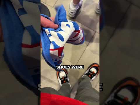 Wearing MSCHF Backwards Shoes to NBA Playoffs🏀