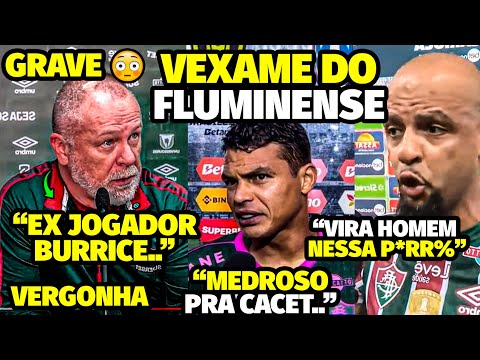 A COBRANÇA AGRESSlVA DE TIAGO SILVA APÓS MANO MENEZES SE IRRITAR E FELIPE MEL0 PASSAR VEXAME