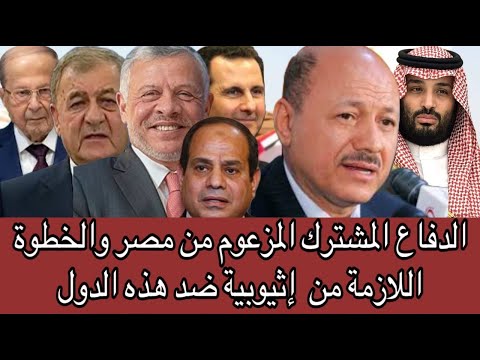 الدفاع المشترك المزعوم من مصر والخطوة اللازمة من  إثيوبية ضد هذه الدول