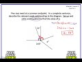 Angle Relationships and Measures