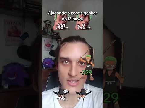 Ajudando o zoro a ganhar do mihas #anime #onepiece #luffy #zoro #sanji #shorts #otaku
