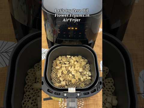 Zero Oil Fryums in Air Fryer👌 #shorts #saiyaara #viral #reels #ytshorts