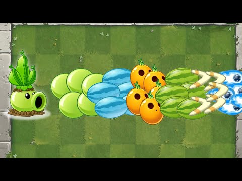 PVZ 2 Fusion - Pea Pod Using Projectile from Other Plant Plants Vs Zombies 2