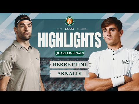 Matteo Berrettini vs Matteo Arnaldi | QF Highlights by Emirates | Roland-Garros 2026