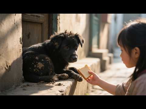 感動実話！保護した子犬と娘の成長記録 ❤ 手作り服からお風呂まで完全密着