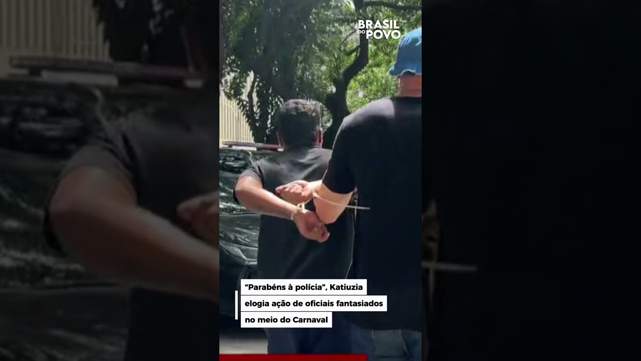 “Parabéns à polícia”, Katiuzia elogia ação de oficiais fantasiados no meio do Carnaval