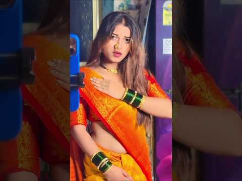 Kashi distey saree madhe..??🧡🧿 #minivlog #explore #explorepage #dance #shorts #viral #love