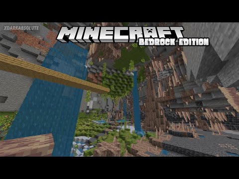【Minecraft Bedrock Edition】AMAZING Mesa Biome w/ Dripstone Cave, Lush Cave AND Mineshaft Seed