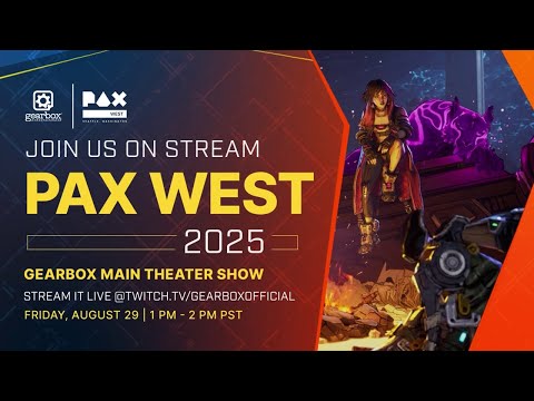 Gearbox Main Theater Show at PAX West Featuring Borderlands 4
