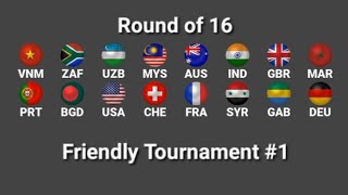 🍋Friendly Tournament #1⚽️ Round of 16🏆- Special Tournament
