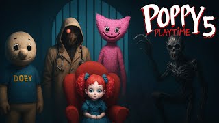 ALL Poppy Playtime Chapter 1 2 3 4 5 - All Gameplay and Songs VHS Commercial Comparison