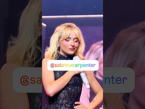 Sabrina Carpenter Live Tour ❤️