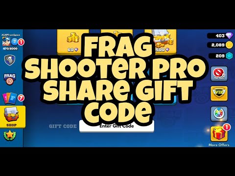 frag pro shooter gift code february 2021