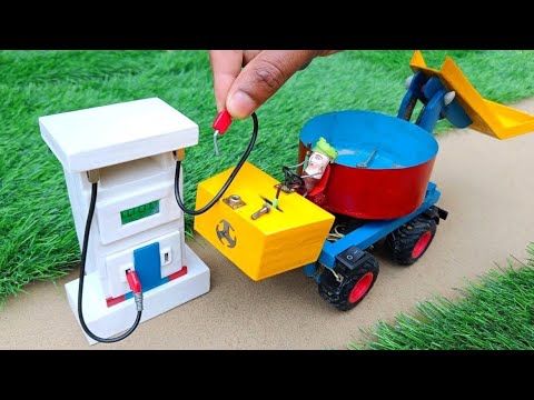 top diy tractor miniature petrol pump science project ideas | diy tractor | water pump