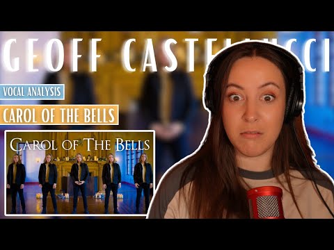 GEOFF CASTELLUCCI Carol of the Bells | Vocal Coach Reaction (& Analysis) Jennifer Glatzhofer