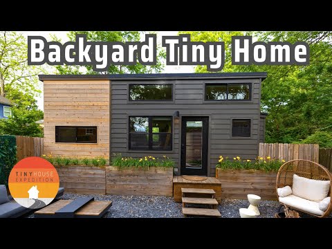 Family builds backyard Tiny House as in-law suite VS a home addition