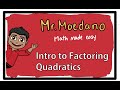 Factoring Quadratic Equations and Concepts