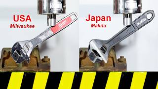 HYDRAULIC PRESS VS TOOL, WRENCHES
