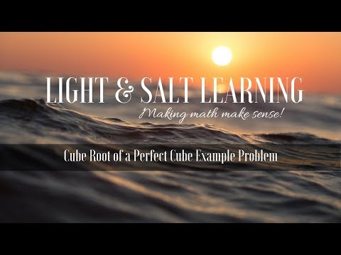 GED Math: Cube root of a Perfect Cube Example Problem