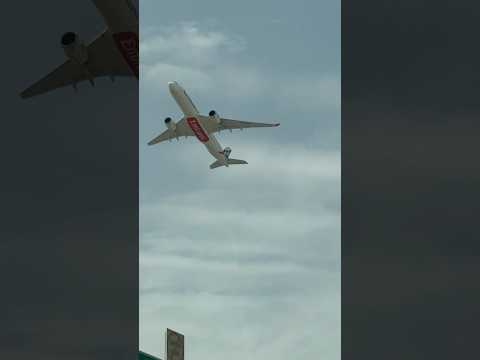 Emirates Boeing 777 view that hits different ✨✈️ #TravelVibes #skyview