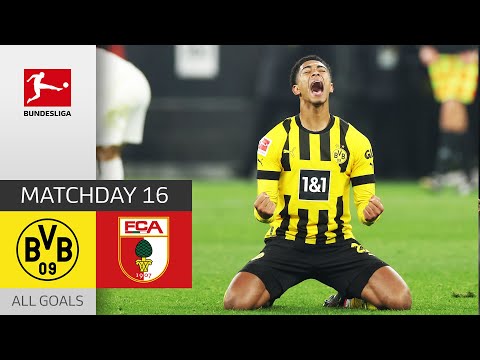 SEVEN-Goal Spectacle! | Borussia Dortmund - FC Augsburg 4-3 | All Goals | Matchday 16 – Bundesliga