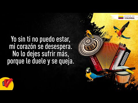 Sin Ti, Binomio De Oro De América, Video Letra - Sentir Vallenato