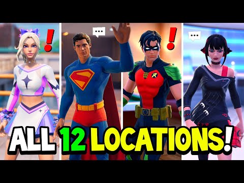 Fortnite ALL 12  NPC's Locations in Fortnite Season 3 Chapter 6 !