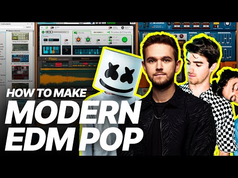 How To Produce a Modern EDM Pop Song (like Marshmello, Chainsmokers or Zedd)