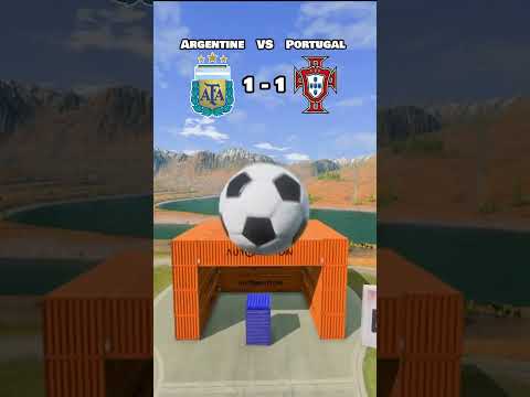 Argentine 🆚 Portugal ! 🚗⚽️