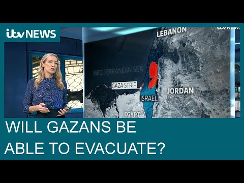 Will Gazan's be able to evacuate after Israel's warning ? ITV News explains | ITV News