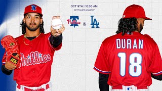 10/9 DIL DODGERS VS DIL PHILLIES 10:30 AM