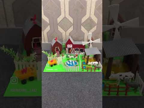 Prize winning farm model #schoolproject #scienceproject #viralshort #viralvideo