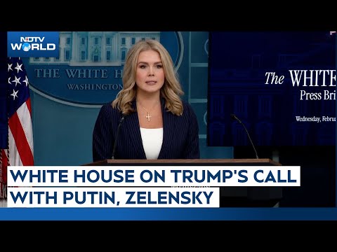 Trump Putin News | Trump And Putin Call | White House Briefing On Trump's Call With Putin, Zelensky
