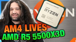 AM4 Lives: AMD Ryzen 5 5500X3D CPU Review & Benchmarks