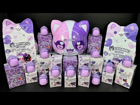 ASMR Huge APHMAU MeeMeow Plush Mystery Toys Oddly Satisfying Unboxing Collection