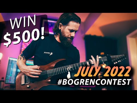 #Bogrencontest July 2022. Write riffs, win prizes!
