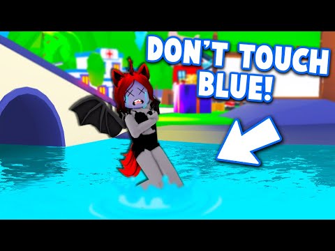 ADOPT ME But I CAN'T TOUCH BLUE! | Roblox