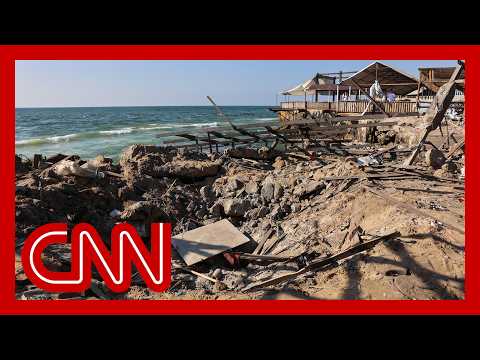 Israeli strike on waterfront cafe in Gaza City kills dozens, hospital official says