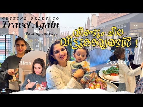 വീണ്ടും ചില വീട്ടുകാര്യങ്ങൾ | Getting ready to travel again | Packing our bags