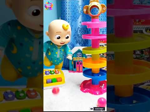 Cocomelon Ball rolling Toys ASMR  #shorts