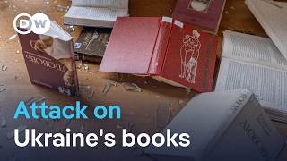 YouTube video thumbnail:  Why Destroyed Books are About More Than Paper in Ukraine 
