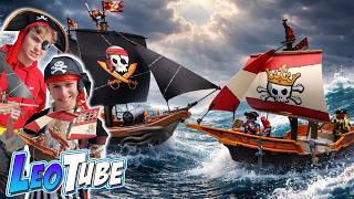 Navegando con el Barco Pirata de PLAYMOBIL