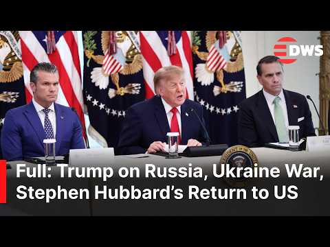 FULL Q&amp;A: Trump Announces Stephen Hubbard’s Release From Russia <strong>After</strong> Call <strong>With</strong> Putin | AC1E
