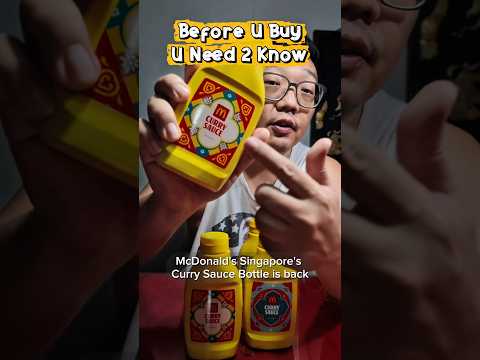 McDonald's Curry sauce bottle, who buying? 🍛 #mcdonalds #currysauce #nuggets