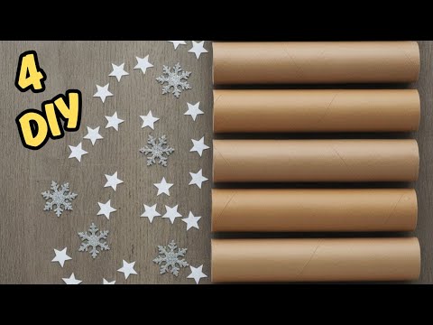 You Should Try This Christmas DIY from Paper Towel Rolls 🎄 Easy Handmade Crafts for Winter Time